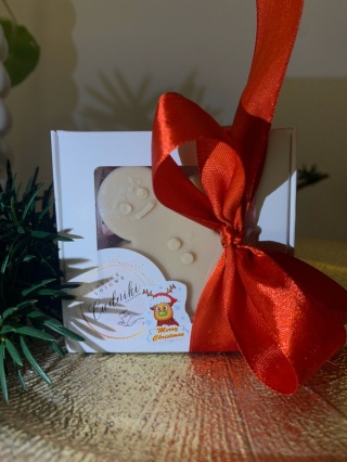 Ciastek zapakowany na prezent