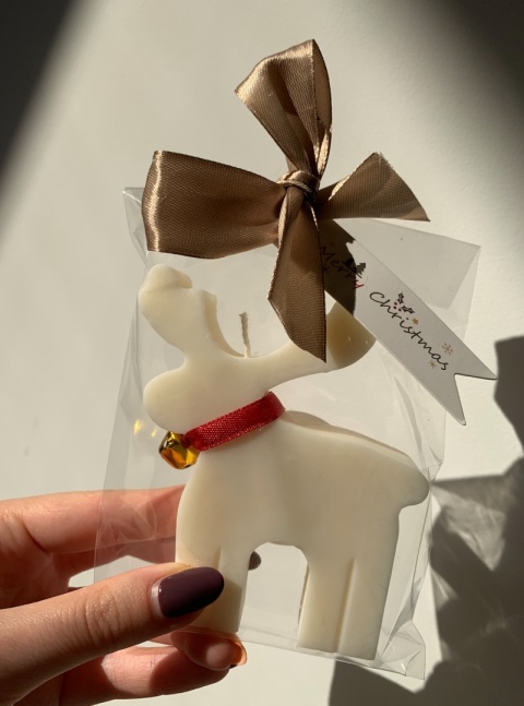 Renifer z dzwoneczkiem zapakowany na prezent - od 31 szt.