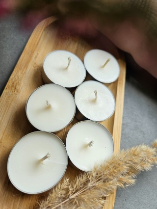 Tealight z wosku sojowego 6 sztuk