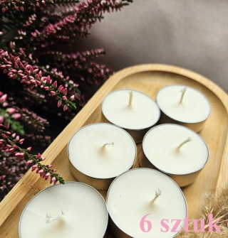 Tealight z wosku sojowego 6 sztuk