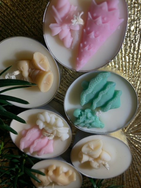 Tealighty/ podgrzewacze w świątecznej wersji