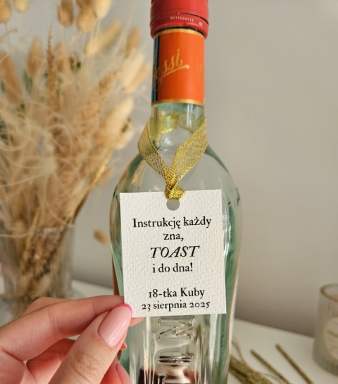Zawieszki na butelki